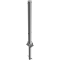 Barrier posts | Steel tube  76 x 2,6 mm | foldable, with triangular locking mechanism | for casting in concretewith ground socket part-no. 470.60approx. 400 mm below ground | hot-dip galvanized | without eyelet